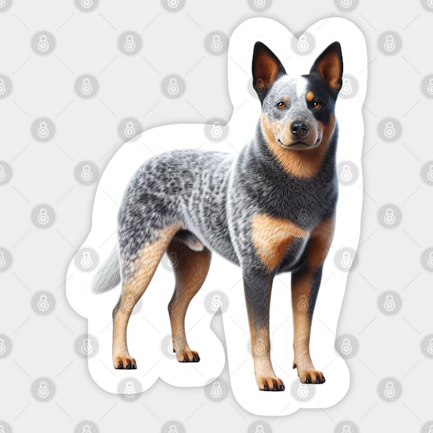 Australian Cattle Dog Sticker by millersye